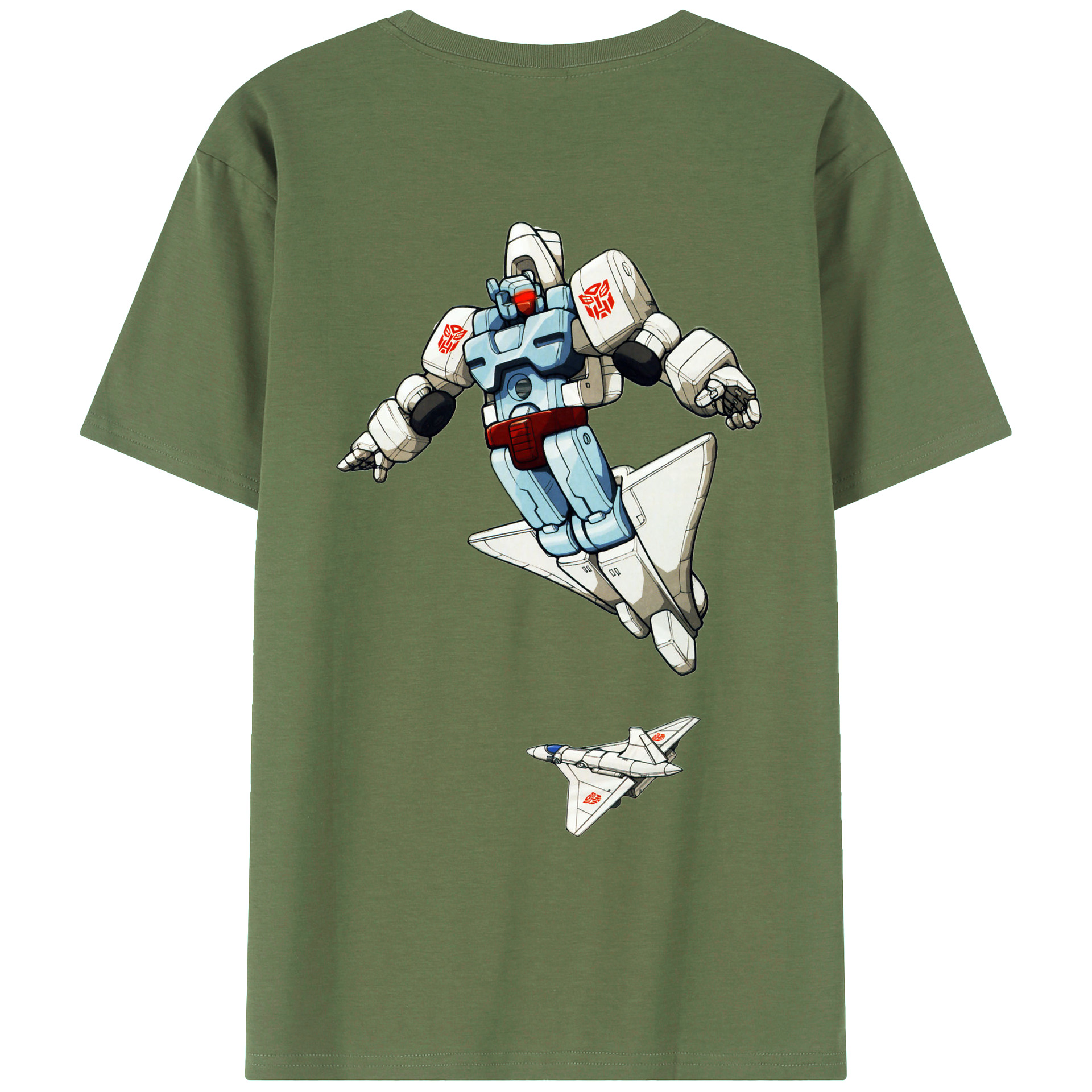 （画像用）  綿100％ メンズ半袖Tシャツ（バックプリント） 通気性